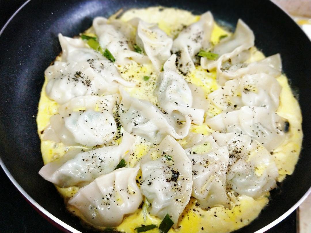 懒人快手抱蛋煎饺