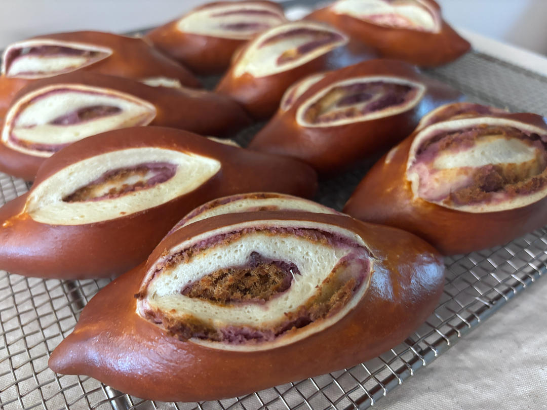 夕希1做的椒盐盘丝卷比馒头好吃比花卷简单