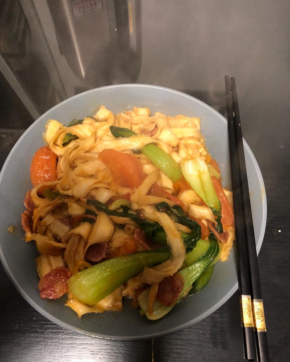 超级简单好吃的炒面（刀削面）