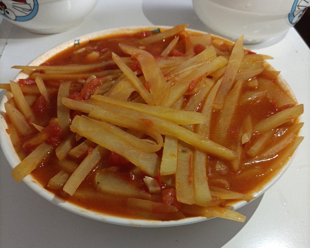 茄汁土豆丝