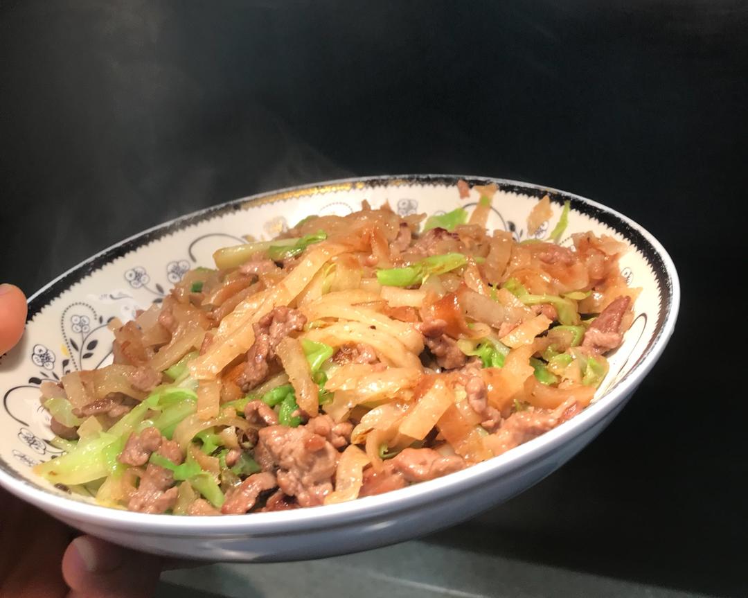 快手早餐-美味营养多汁炒饼