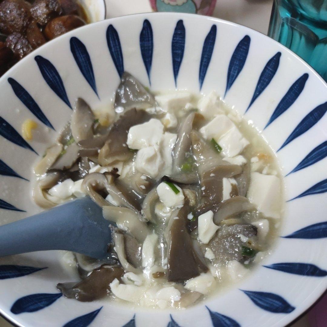 平菇烧豆腐