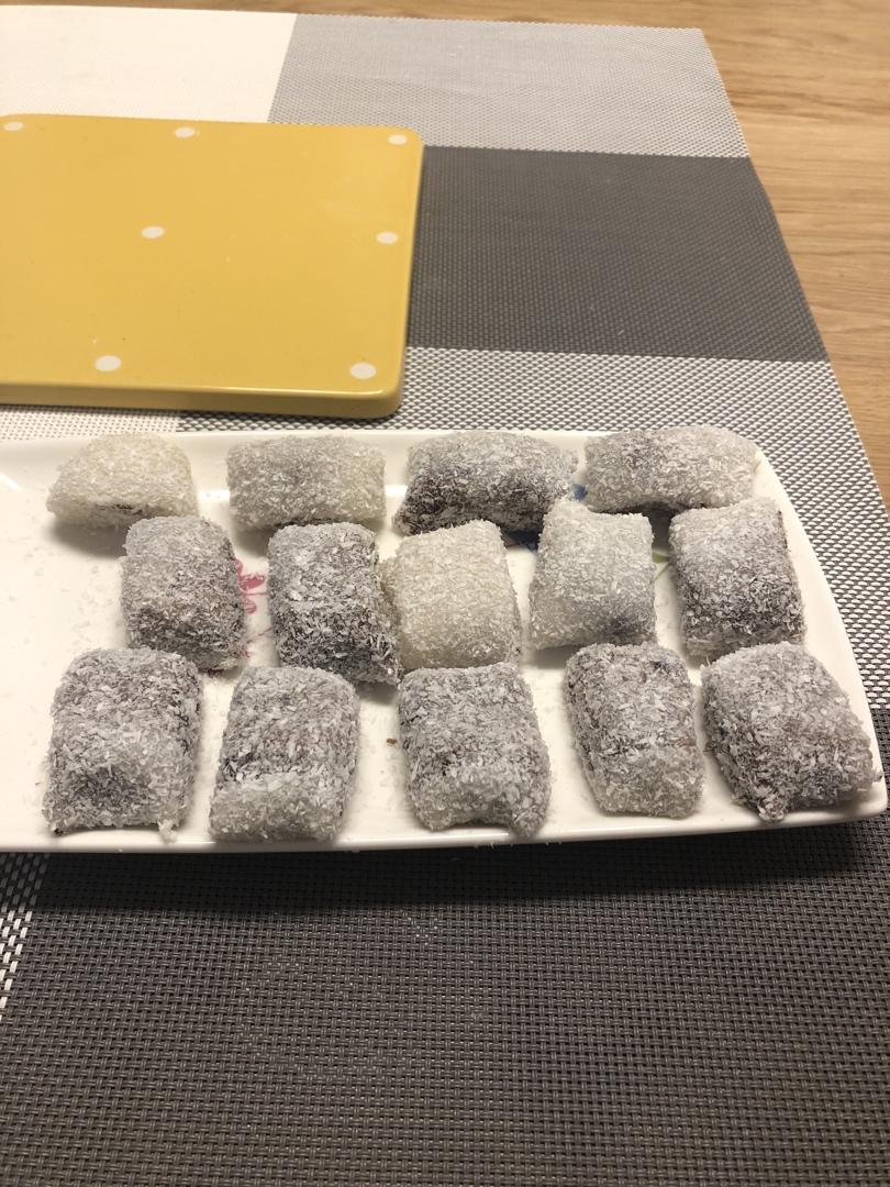 零失败！巨好吃的椰蓉豆沙糯米卷！