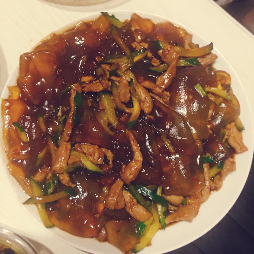 肉丝拉皮