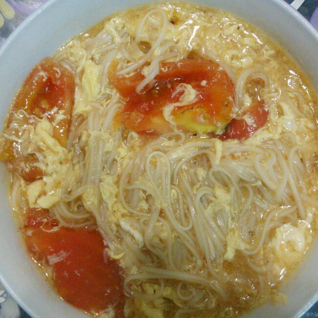 番茄鸡蛋汤面