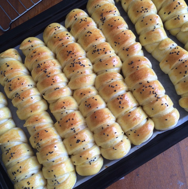 毛毛虫肉松面包