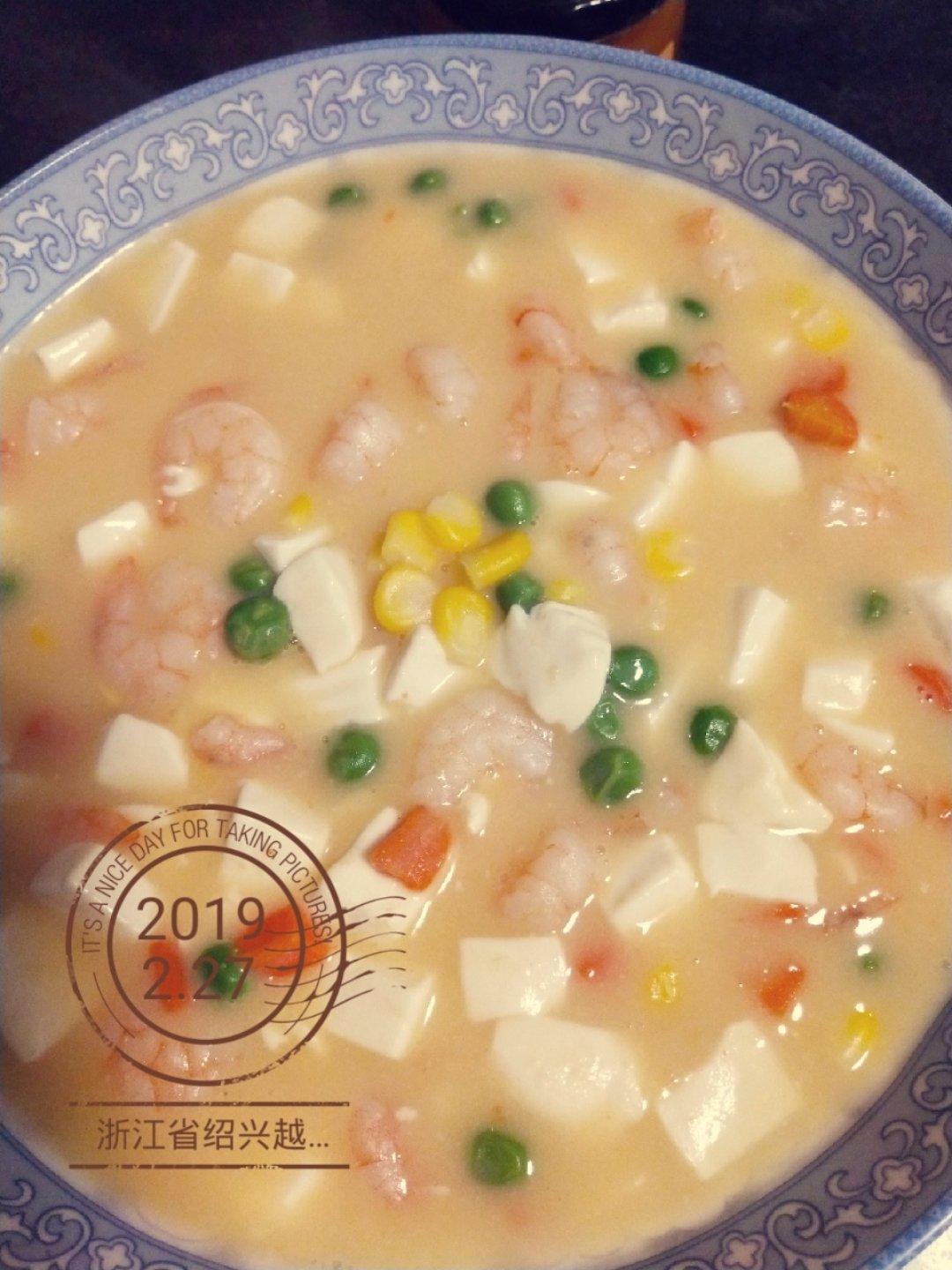 虾仁豆腐
