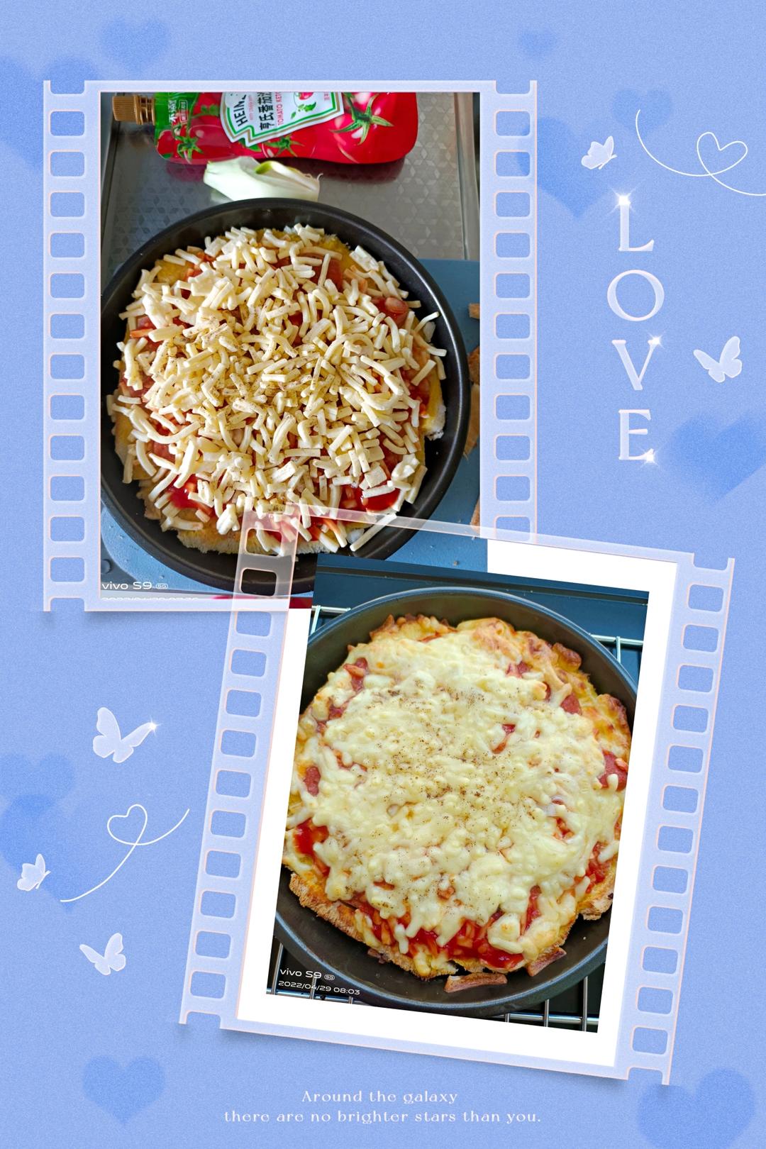 超简单土司披萨！家庭版Toast Pizza