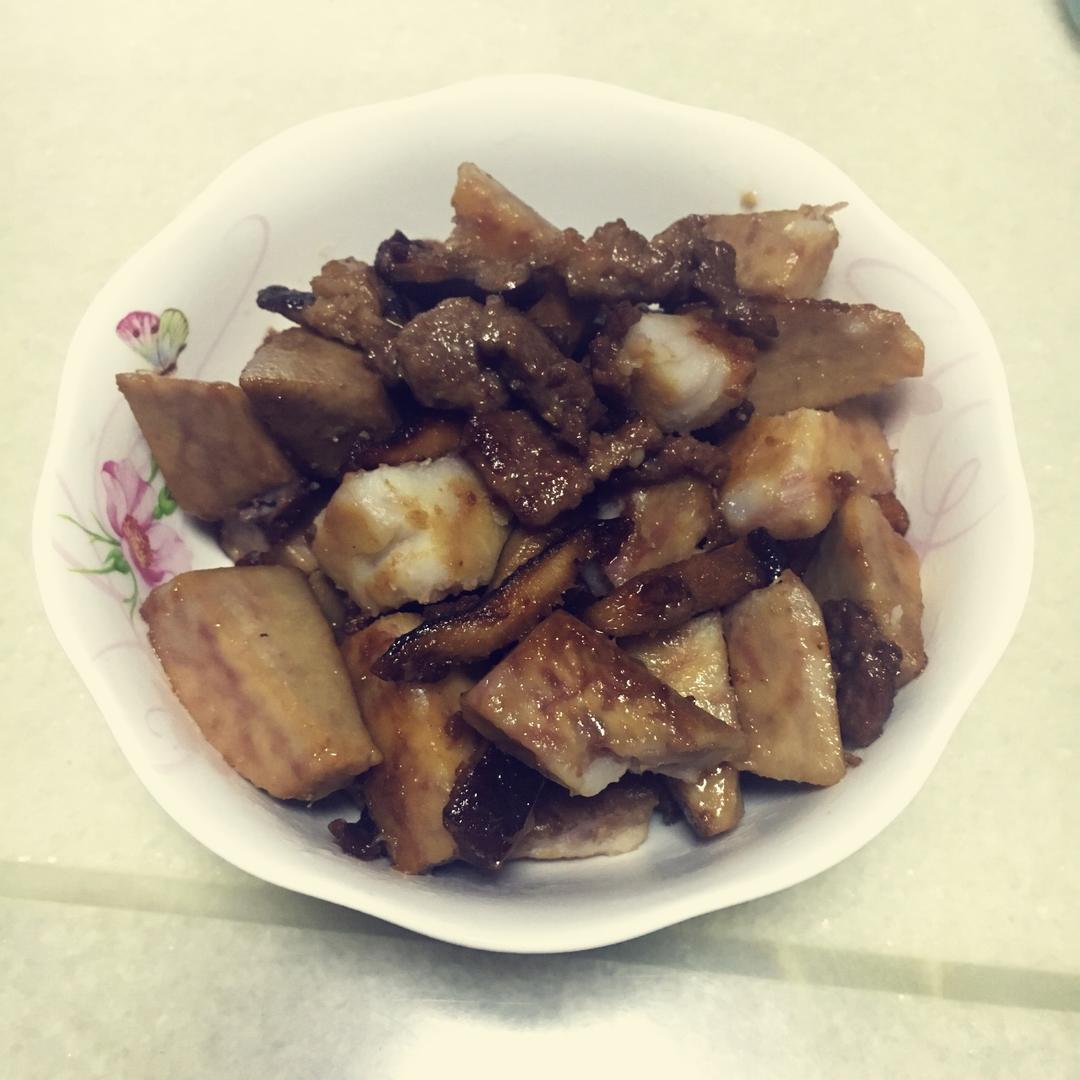 香菇肉末焖香芋(宝贝最喜欢吃的菜之一)