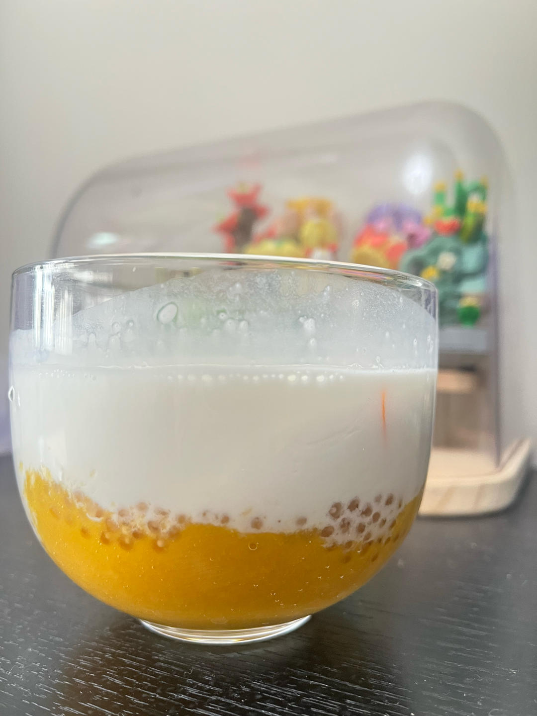 港式甜品——杨枝甘露(芒果西米露)附芒果花切法