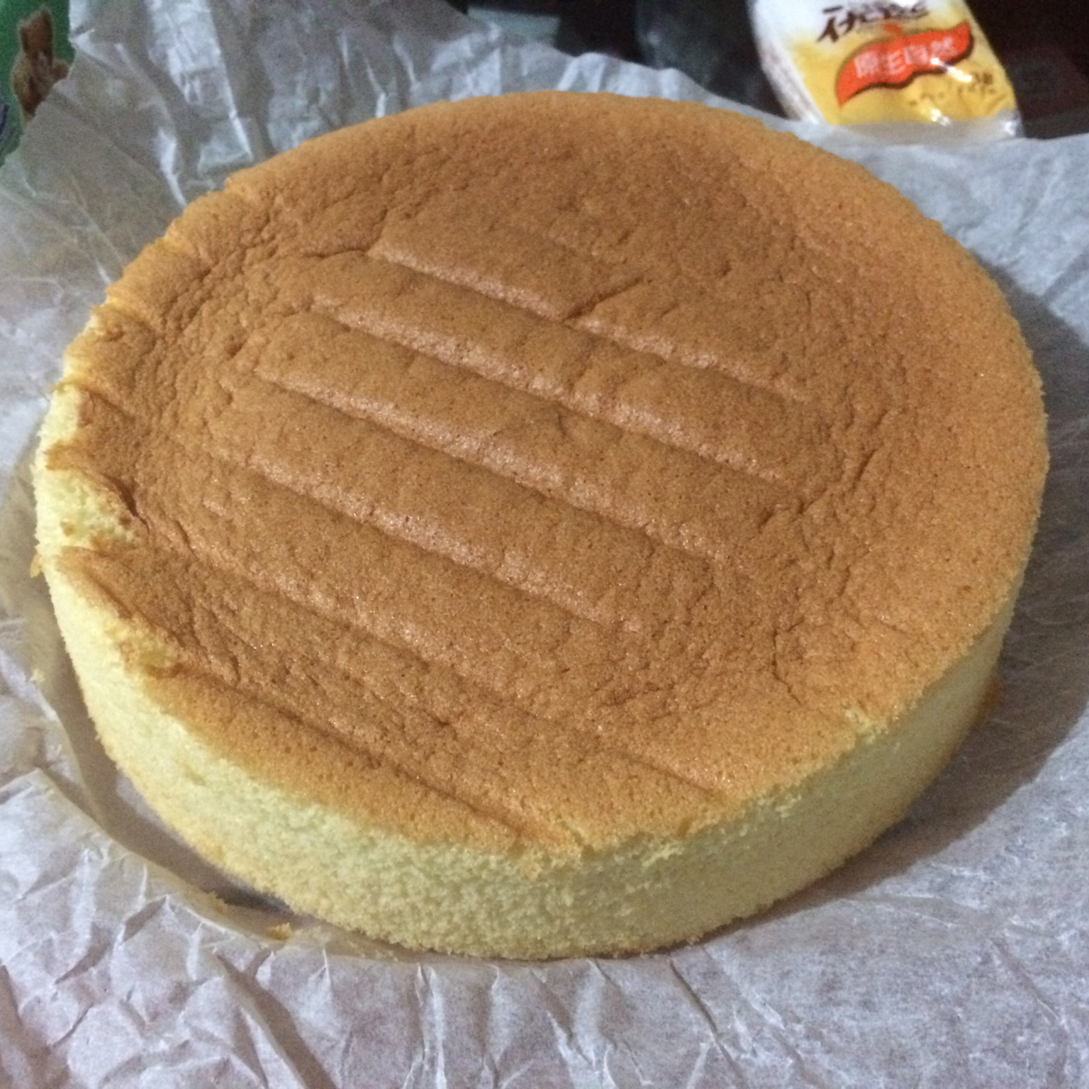 8寸戚风蛋糕（改良君之配方）#皮黑森林#