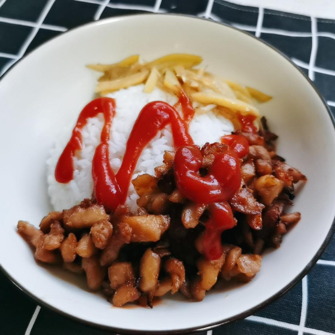 烤鸡腿肉拌饭（烤肉拌饭）