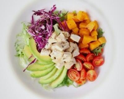 【健康·减脂】五彩鸡肉沙拉－低卡健身餐(380卡)的做法