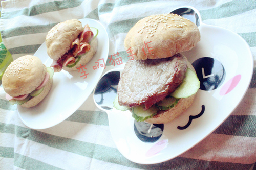 全麦汉堡（减肥必备）