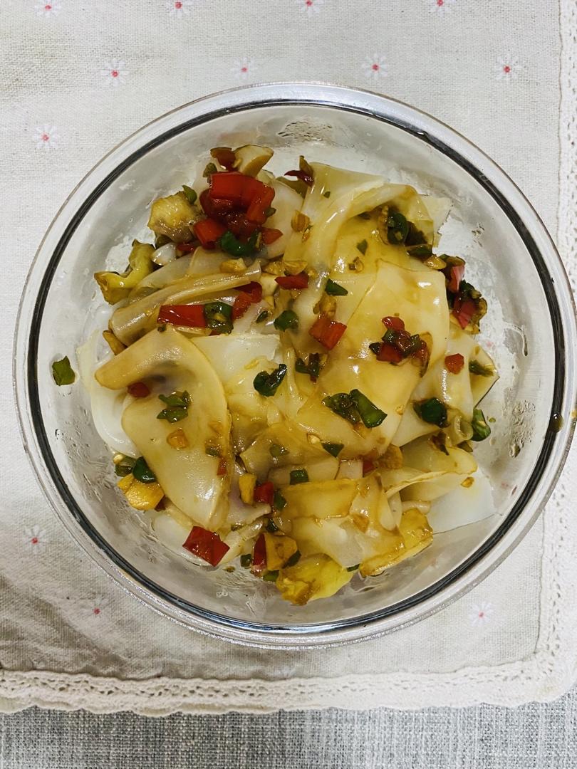 澄面做的凉皮，肠粉