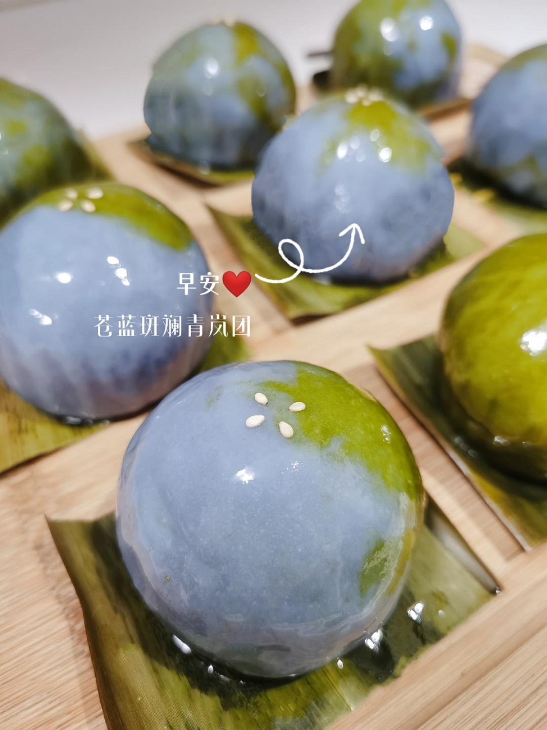 软糯Q弹的艾草青团（附艾草汁制作保存方法）