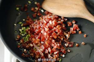 北鼎铸铁锅食谱｜腊肠萝卜饭的做法 步骤6