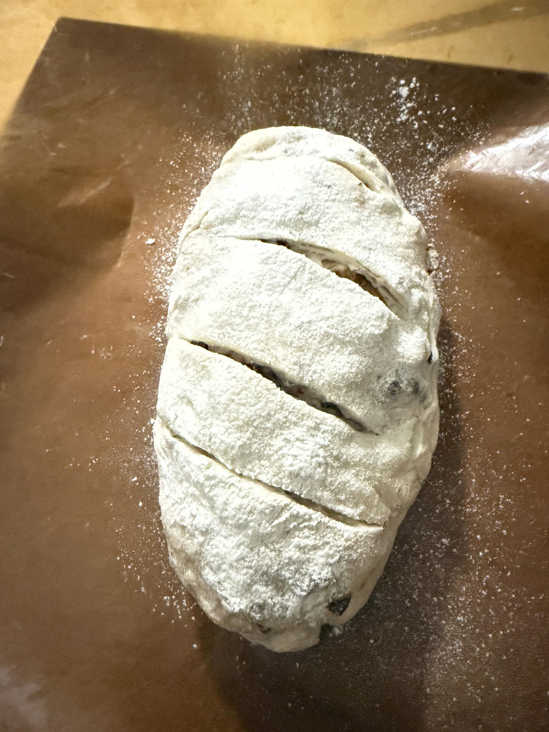 全麦坚果蔓越莓欧包~隔夜发酵