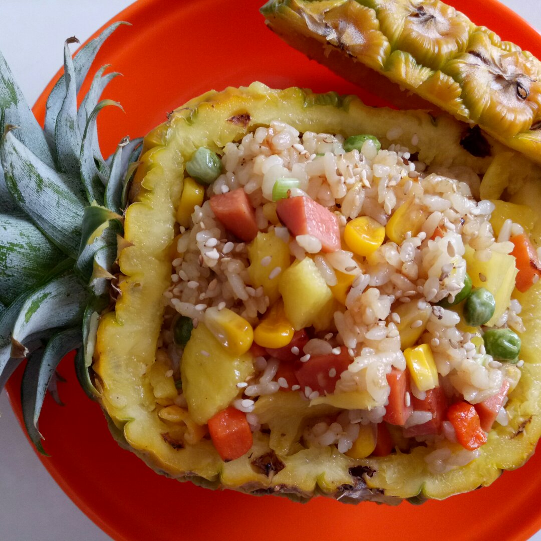 手机用户801309we做的泰式菠萝鸡饭