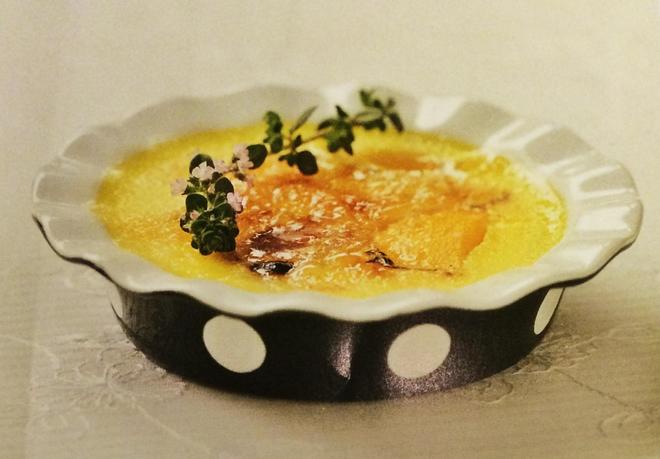 百里香桃子鸡蛋布丁 Crème brûlée thym-pêche的做法