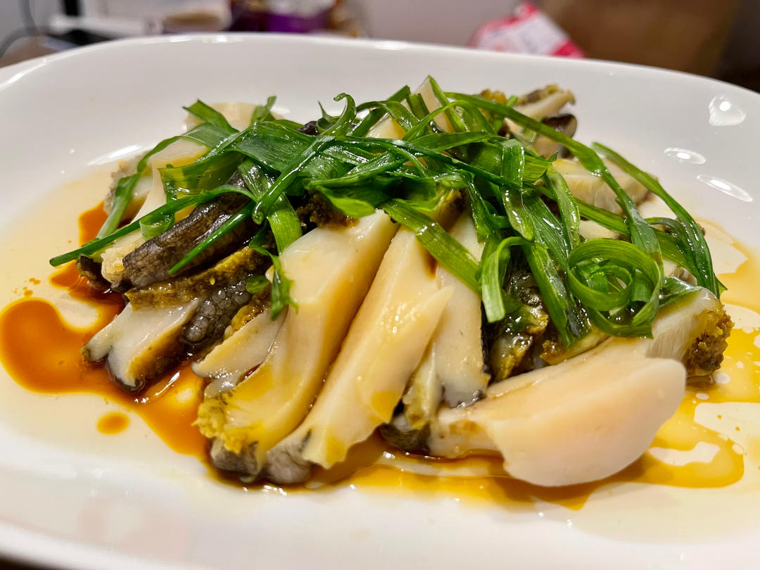 葱油鲍鱼片