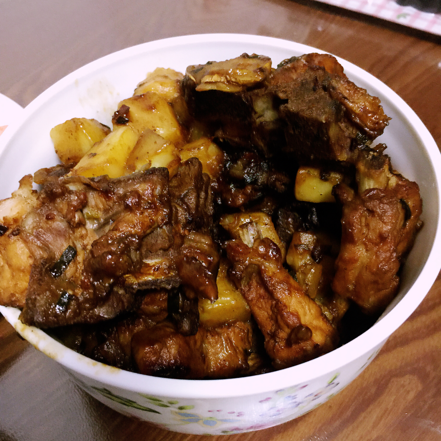 红烧排骨土豆