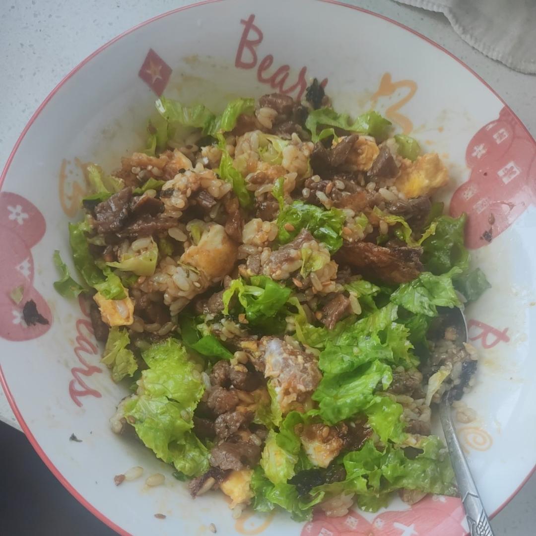 𓎩🥬生菜牛肉拌饭·又get一个好吃的拌饭