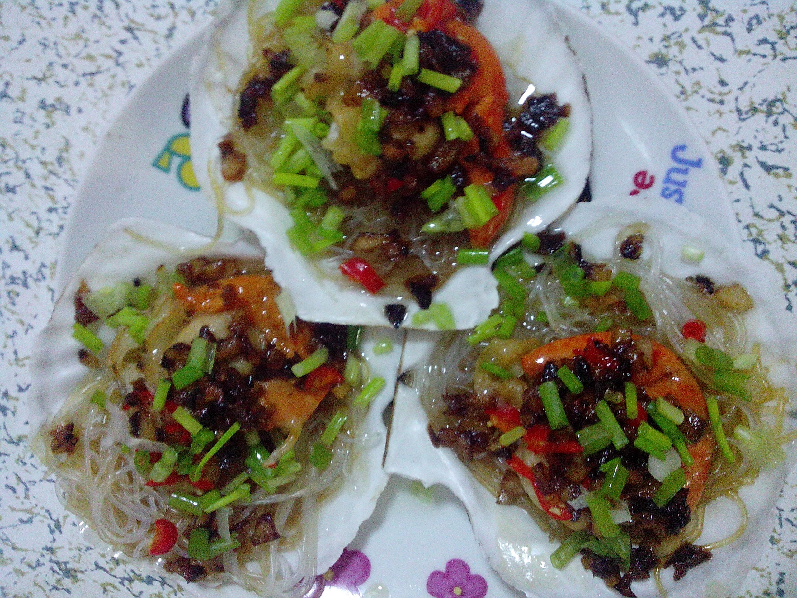 蒜蓉粉丝蒸扇贝