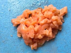 BB菠菜海苔三文鱼饼的做法 步骤3