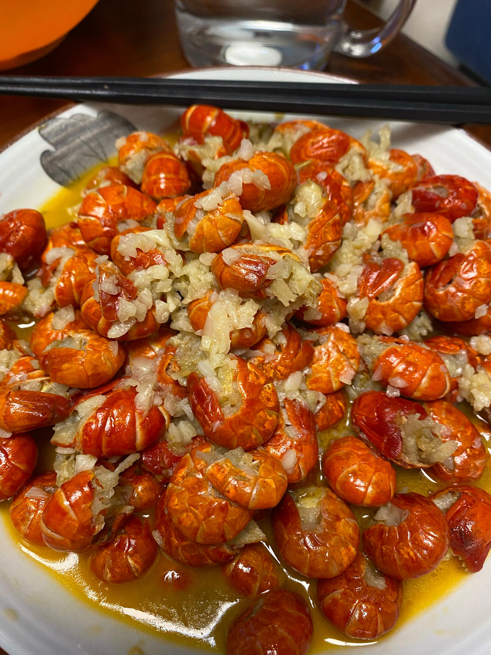 简简单单の蒜蓉炒虾尾🦐