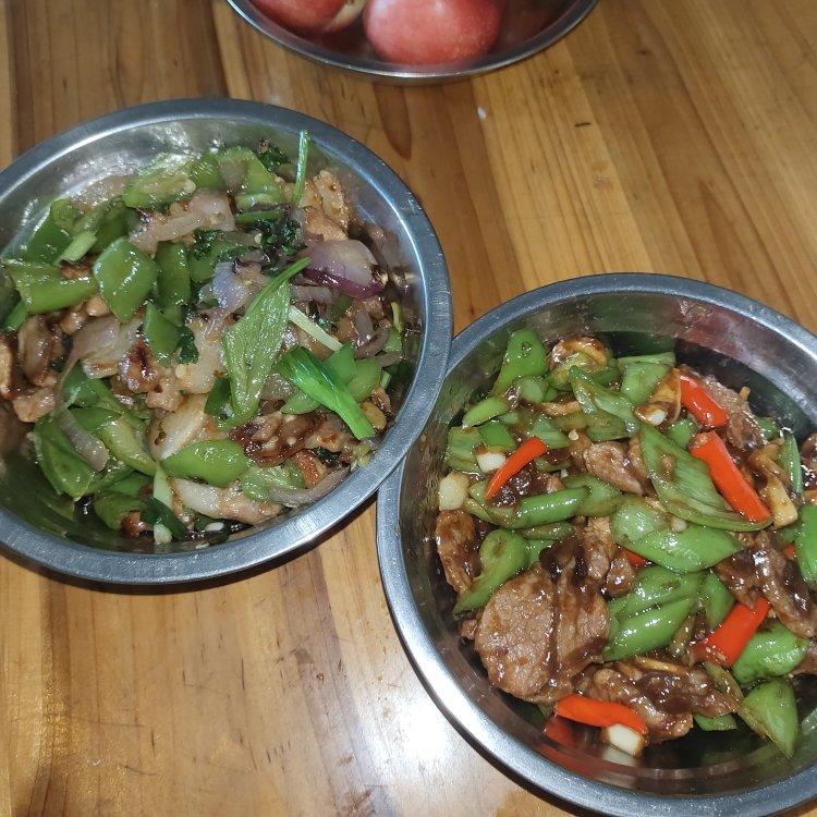 很下饭的豆瓣酱青椒炒肉