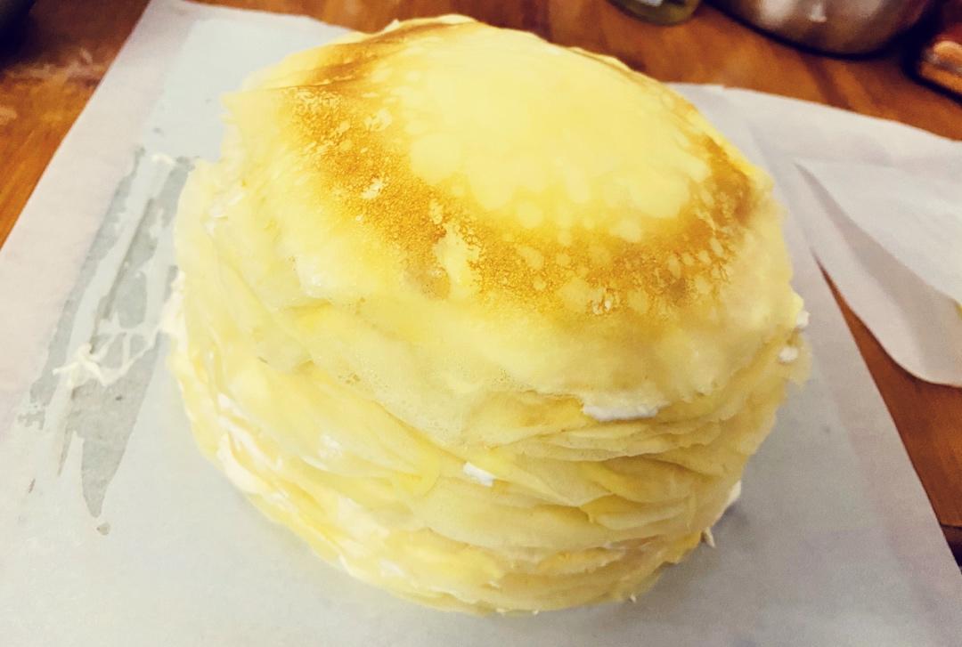 榴莲千层（超软糯蛋皮配方٩( ᐛ )و