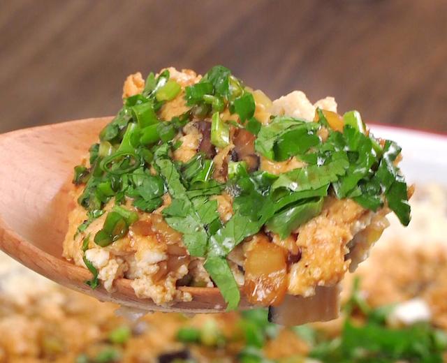 减脂清蒸香菇豆腐饼的做法