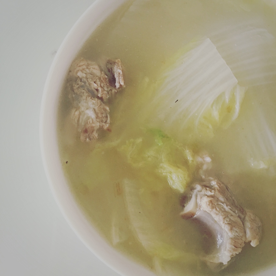 白菜豆腐排骨汤
