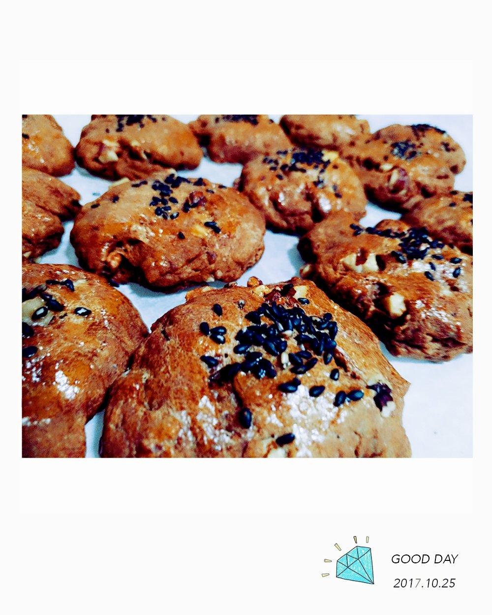 （低糖低油无蛋）红糖核桃酥