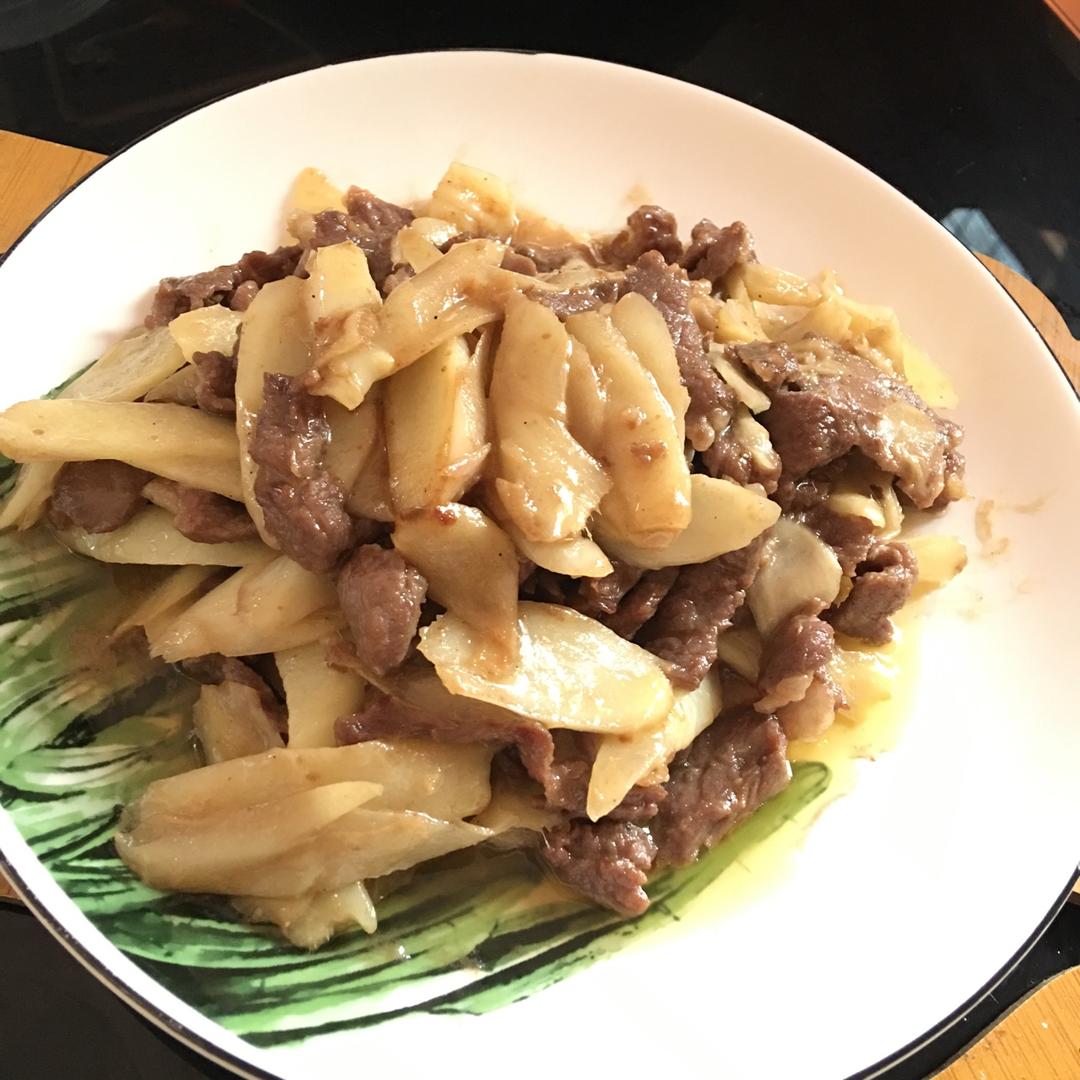 嫩姜炒牛肉