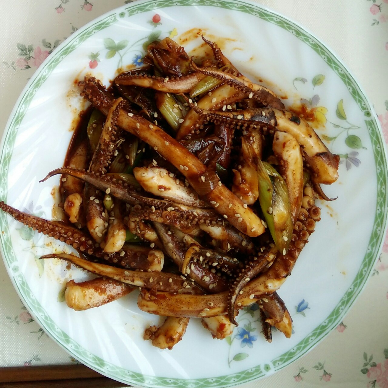 韩式辣酱炒鱿鱼