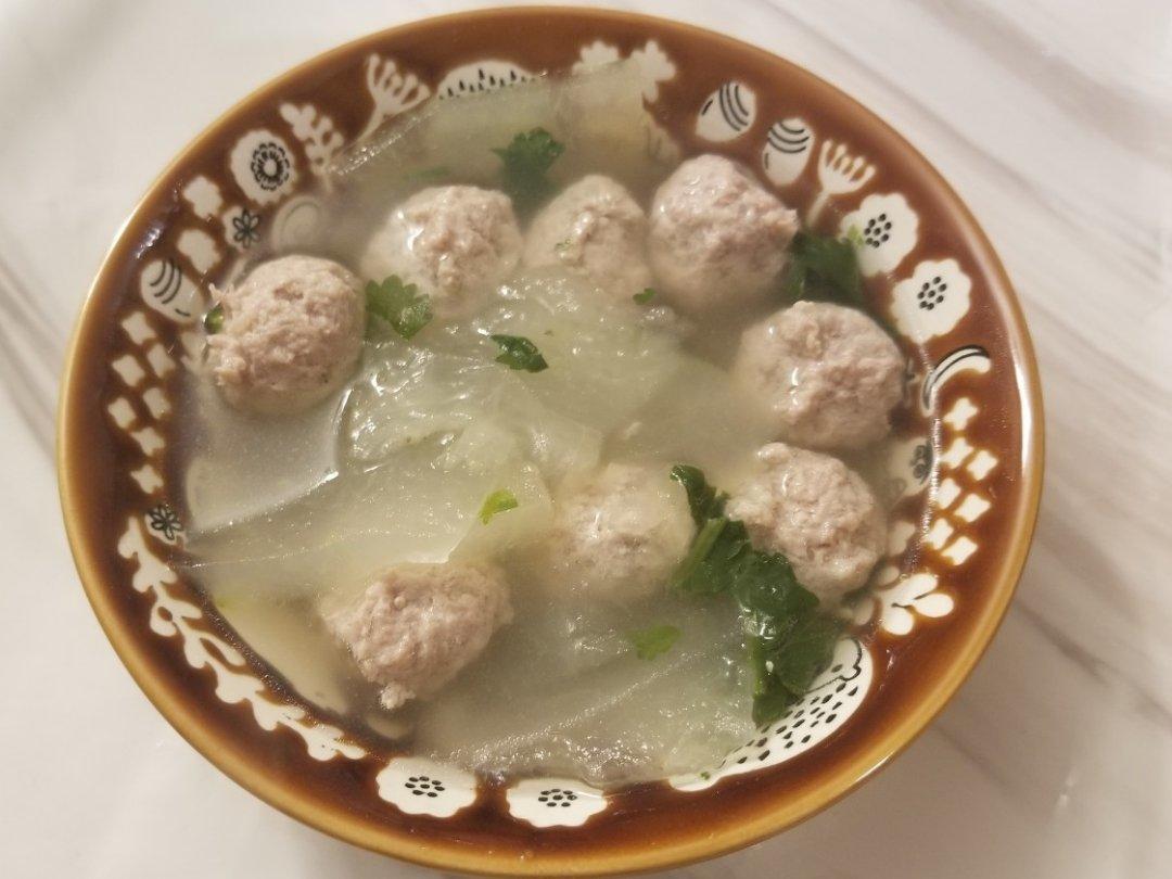 从小到大都喝不腻的冬瓜丸子汤