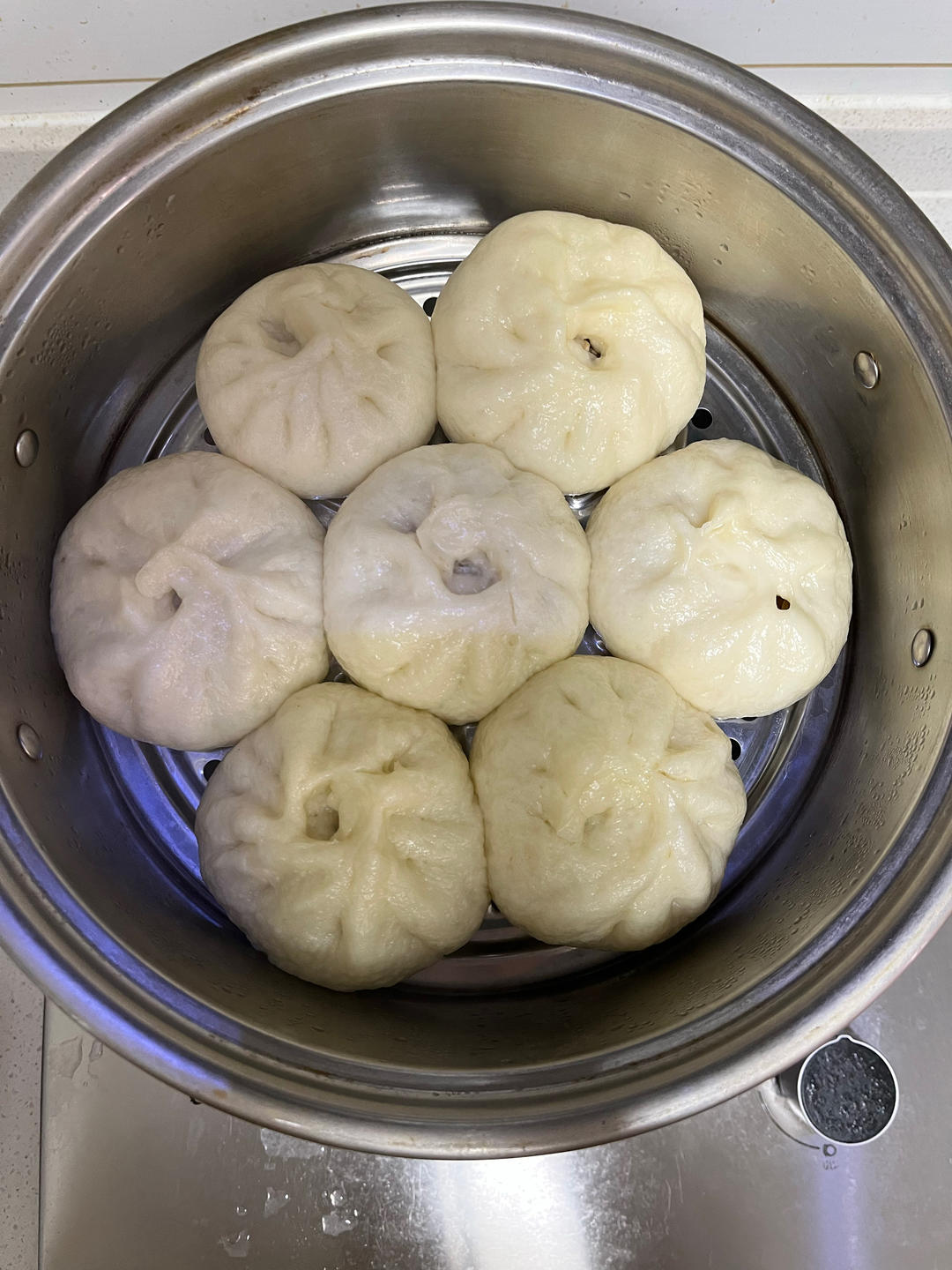 包子馅:豆腐粉条肉末馅