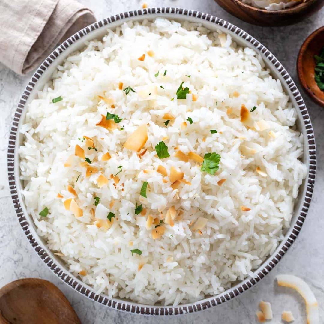 椰子肉饭coconut rice pilaf的做法