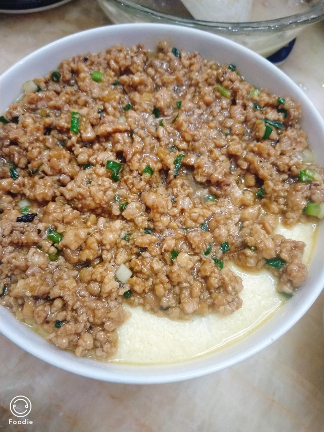 【豆腐肉末蒸蛋】非常嫩滑，小朋友也特喜欢