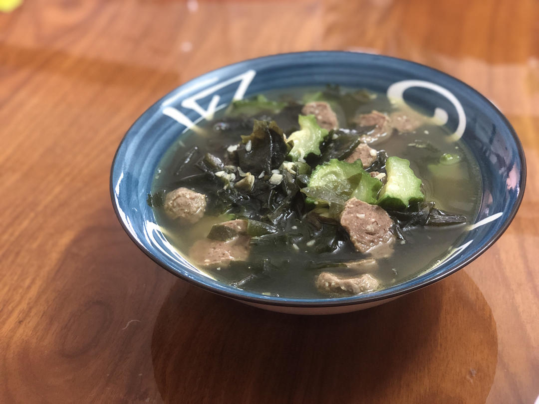 家有孩子必吃！减脂汤！牛肉丸裙带菜汤！