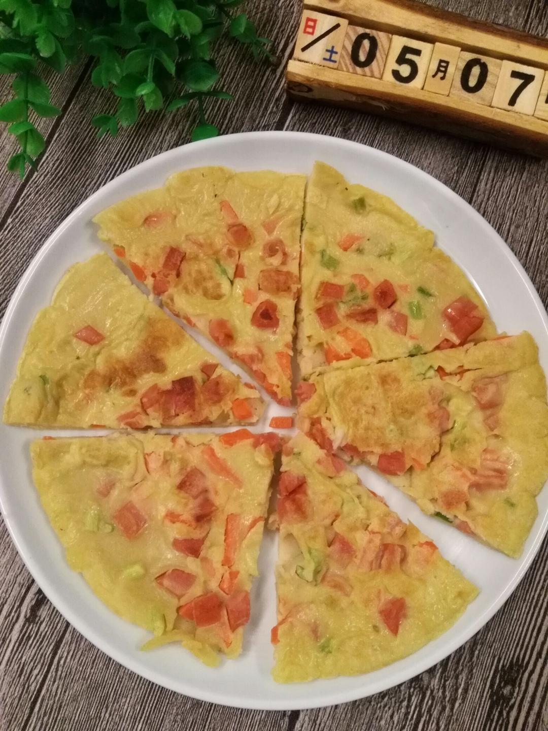快手鸡蛋饼～～十分钟早餐！