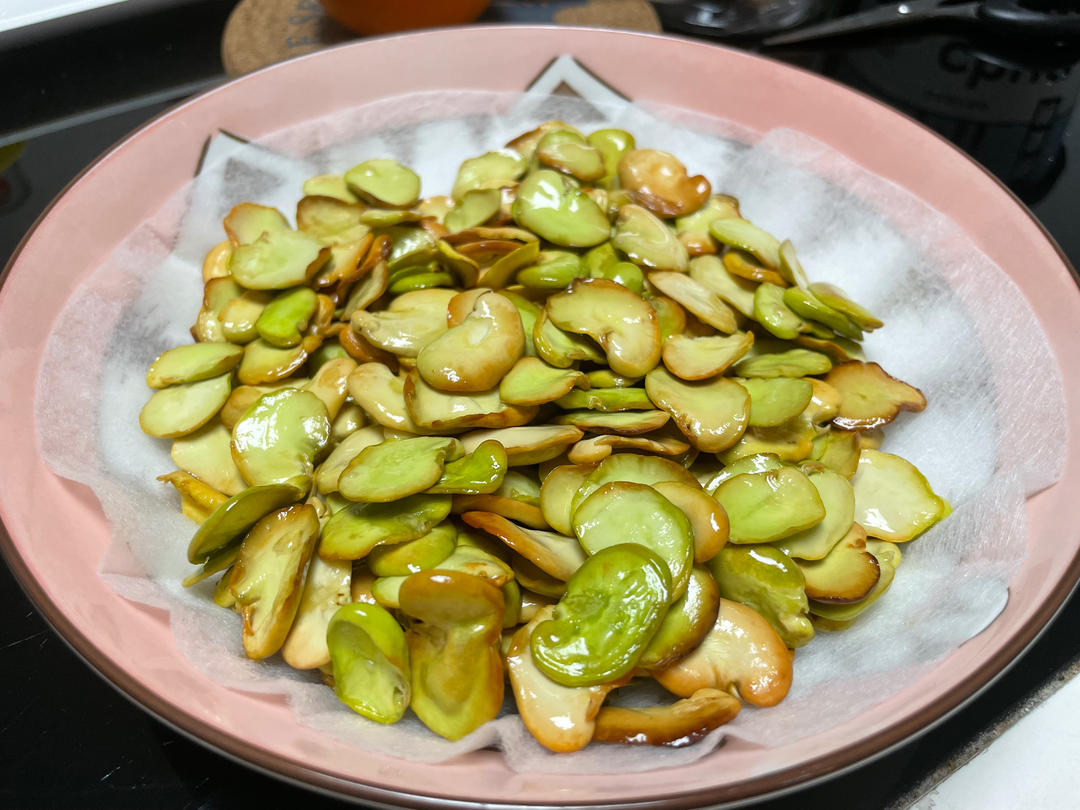 空气炸锅炸豆瓣好吃炸了！蚕豆就该这么吃！