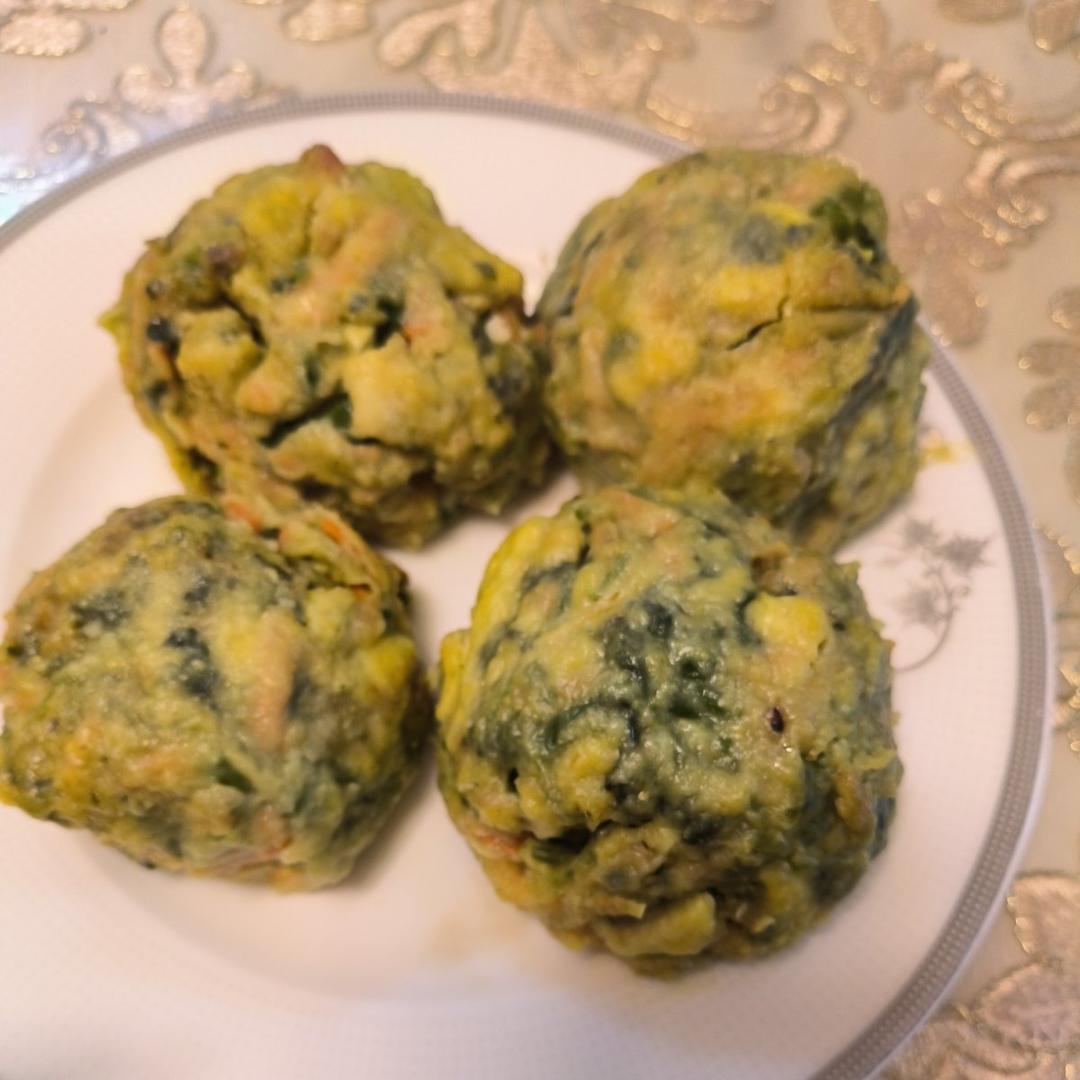 （减脂）玉米面菜团子