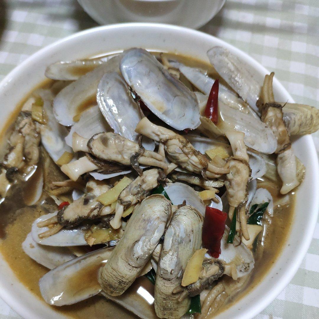 绝味爆炒蛏子（好吃到流泪）