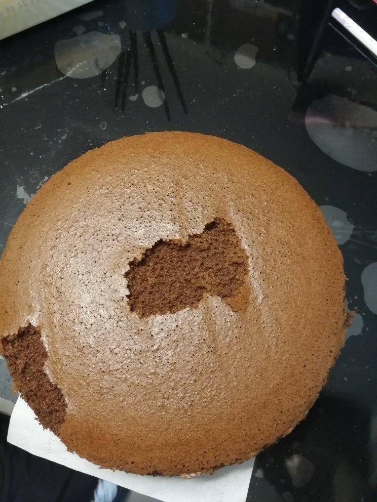 8寸可可戚风蛋糕