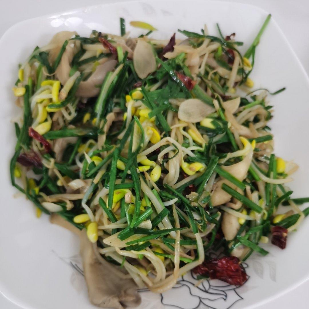 素炒平菇