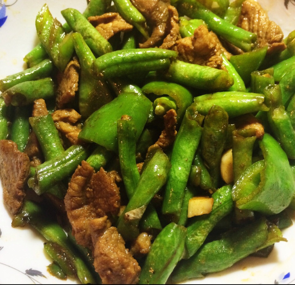 四季豆炒肉
