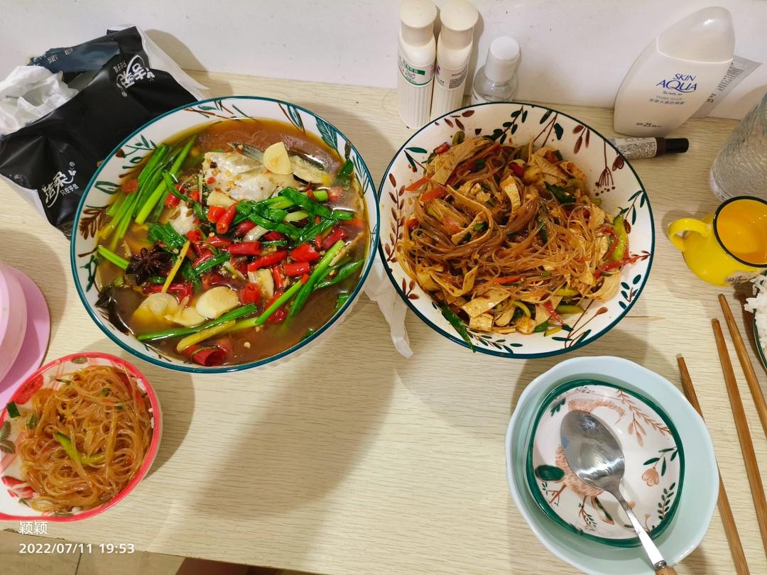 简易版凉拌粉丝